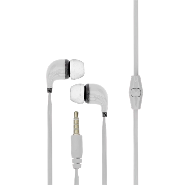 SBOX Füllhallgató, EARPHONES + MICROPHONE, White