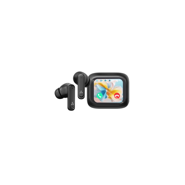 SBOX EB-TWS08-B Bbluetooth v:5.4 fülhallgató mikr.toucLCD, feket, BR+EDR+BLE