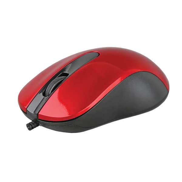SBOX Egér, WIRED MOUSE, Red