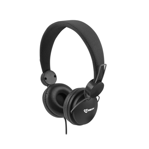 SBOX Fejhallgató, HEADSET, Black