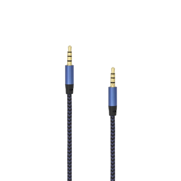 SBOX Kábel, AUDIO CABLE 3.5 Male - 3.5 mm Male 1.5 m Blue