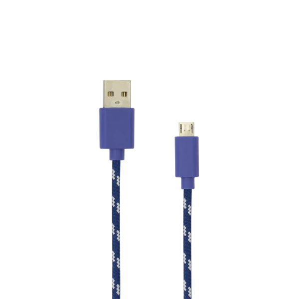 SBOX Kábel, CABLE USB A Male -> MICRO USB Male 1 m Blue