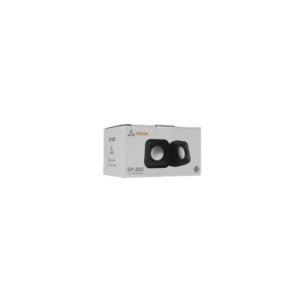 SBOX SP-203B Sztereo 2.0 hangrszóró, 2 x 2.2W fekete