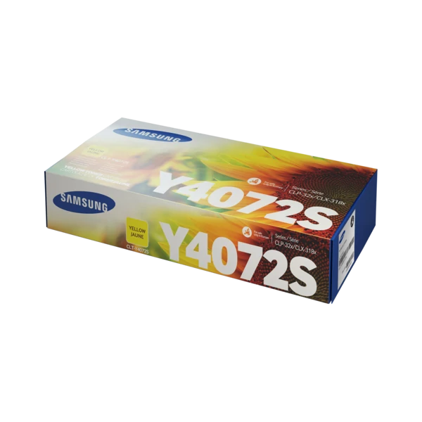 SAMSUNG CLT-Y4072S; Sárga toner CLP-320/325 CLX-318x színes lézernyomtatóhoz és MFP-hez (1000lap)