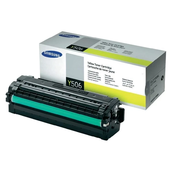 SAMSUNG CLT-Y506L; Sárga toner CLP-680 tipusú színes lézernyomtatóhoz (3500lap)