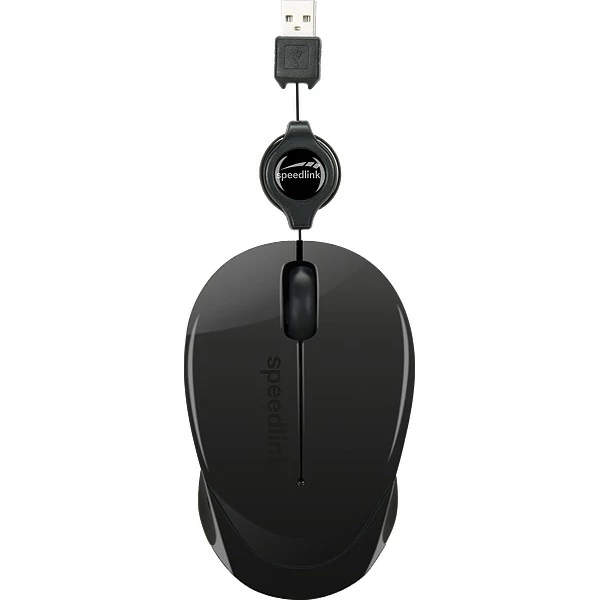 SPEEDLINK SL-610012-BK BEENIE Mobile vezetékes egér, fekete