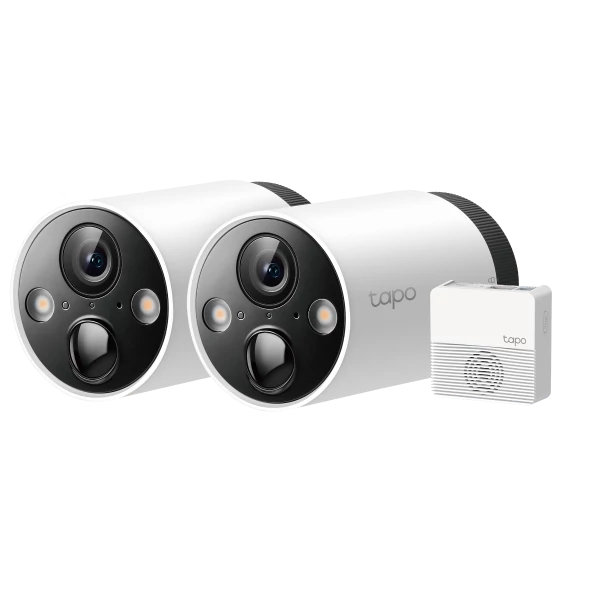 TP-LINK Wireless Kamera Cloud beltéri/kültéri éjjellátó, TAPO C420S2(2-PACK)