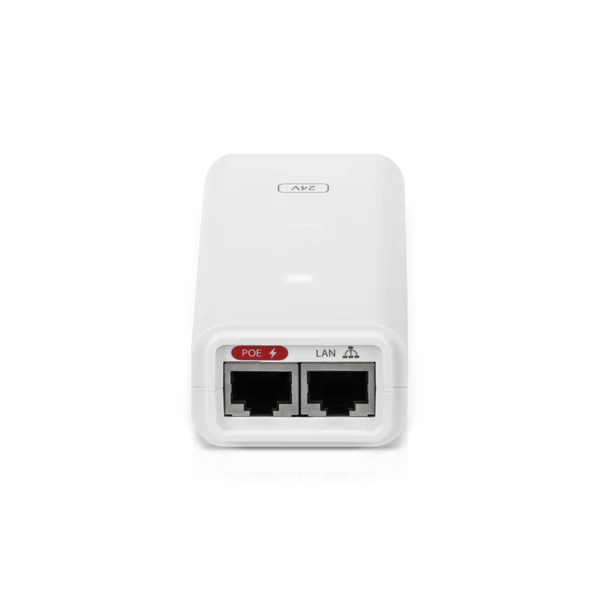 UBiQUiTi POE Adapter 2x1000mbps, 24VDC @ 0.5A - POE-24-12W