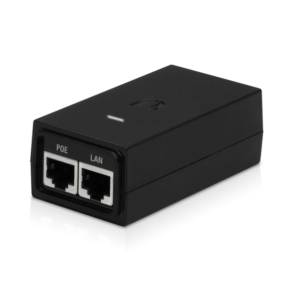 UBiQUiTi POE Adapter 2x1000Mbps, 24VDC @ 0.5A - POE-24-12W-G