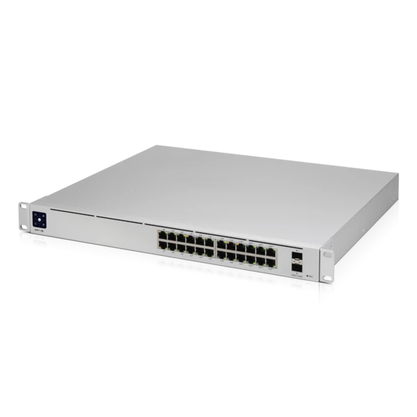 UBiQUiTi Switch 24x1000Mbps (24xPOE+) + 2x10000Mbps SFP+, Menedzselhető, Rackes - USW-PRO-24-POE