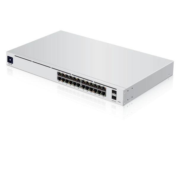 UBiQUiTi Switch 24x1000Mbps + 2x10000Mbps SFP+, Menedzselhető, Rackes - USW-PRO-24