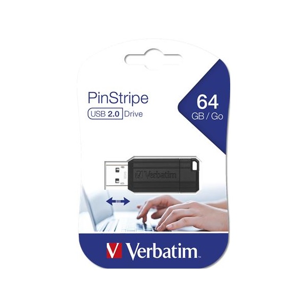 VERBATIM Pendrive, 64GB, USB 2.0, 10/4MB/sec, 