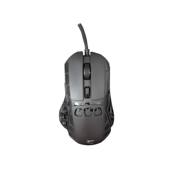 WHITE SHARK ECTOR-B GM-5016B RGB gamer egér, 12.200 dpi, 7 gombos fekete