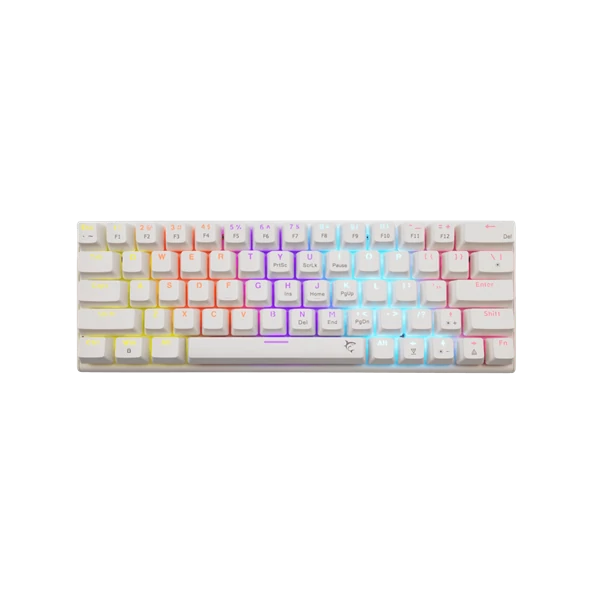 WHITE SHARK GK-002211V2-W/R-US WAKIZASHI-2-W/R-US mech.bill.angol,fehér piros switch 63bill