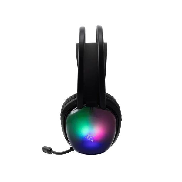 WHITE SHARK PEACOCK-B, GH-2444B, gamer fejhallgató, RGB, fekete, (3.5 Jack+USB)