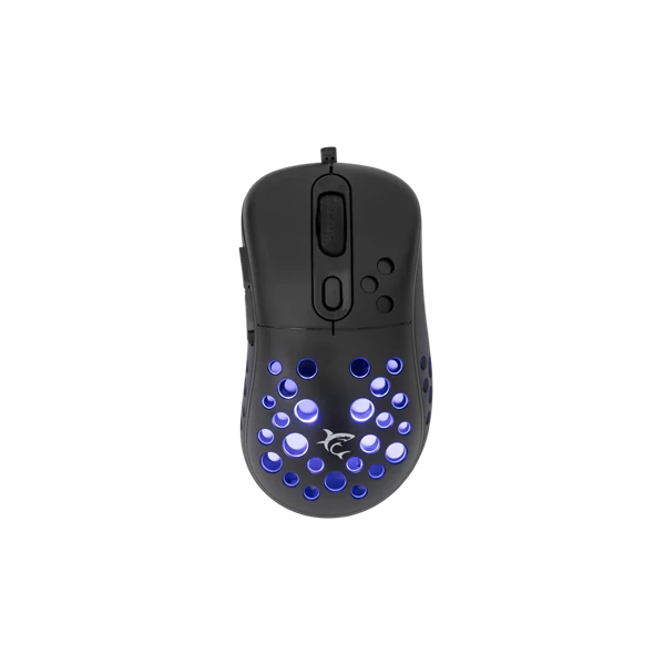 WHITE SHARK AZRAEL-B, GM-5013B gamer egér,6D, fekete, 7200 dpi, RGB