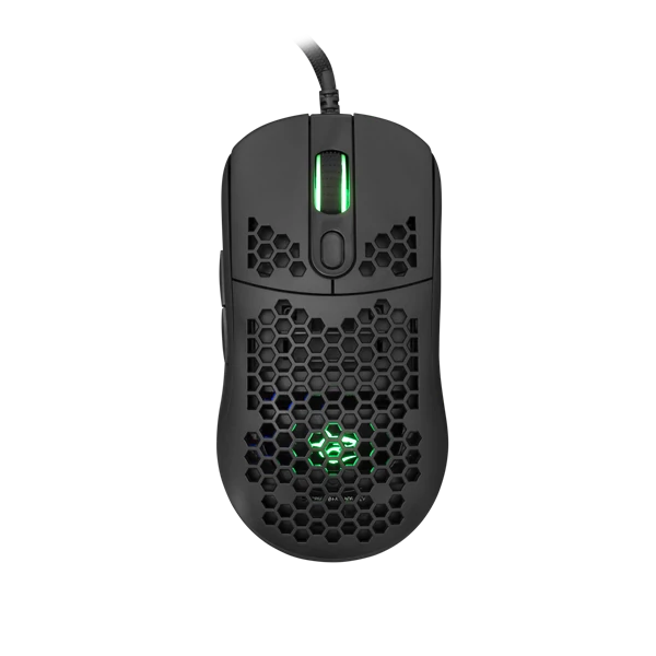 WHITE SHARK GM-5007B GALAHAD gamer egér, fekete, 6400 dpi