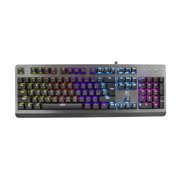 WHITE SHARK GK-1926 LEGIONNAIRE mechanikus fém (blue switch) gamer billentyűzet (angol)