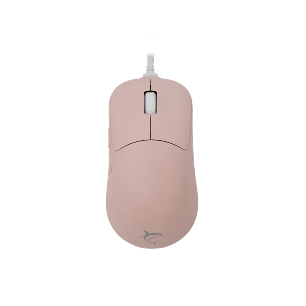 WHITE SHARK GRAPHENE-P, GM-5014P gamer egér,6D, pink, 6200 dpi, RGB