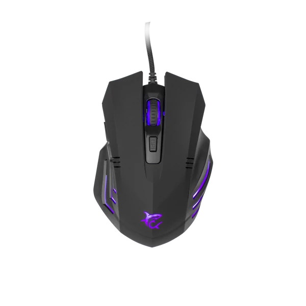 WHITE SHARK HANNIBAL-2 fekete gamer egér