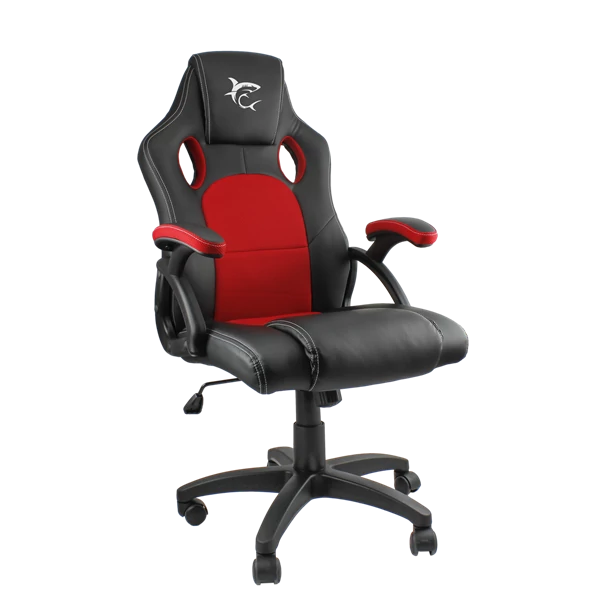 WHITE SHARK KINGS THRONE gamer szék fekete/piros