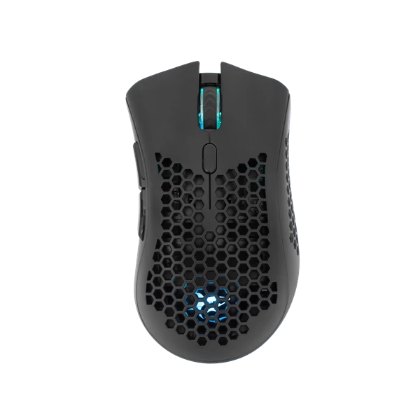 WHITE SHARK LIONEL-B, WGM-5012B vezeték nélküli gamer egér, fekete, 10000 dpi