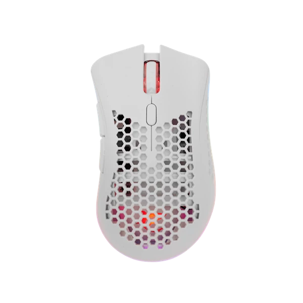WHITE SHARK LIONEL-W, WGM-5012W vezeték nélküli gamer egér, fehér, 10000 dpi