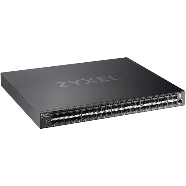 ZYXEL Switch  48xGigabit SFP + 4xGigabit SFP+, Fémházas Menedzselhető Rackes, XGS4600-52F-ZZ0101F