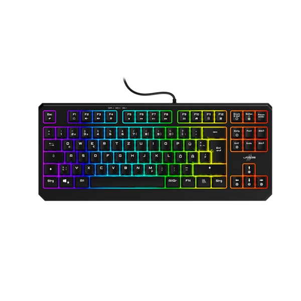 URAGE by HAMA 217818, GAMING URAGE EXODUS 220 TKL BILLENTYŰZET, RGB, FEKETE